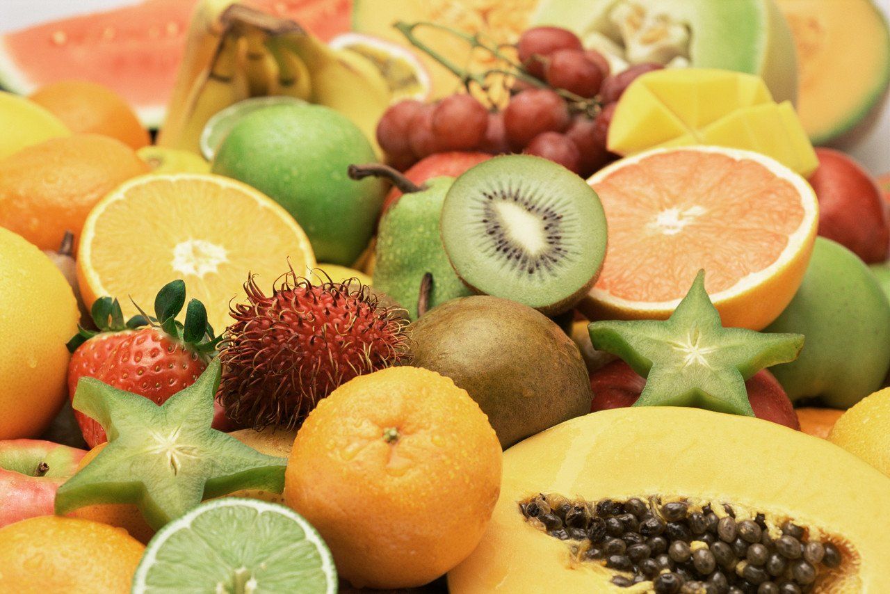 Various fruits all together