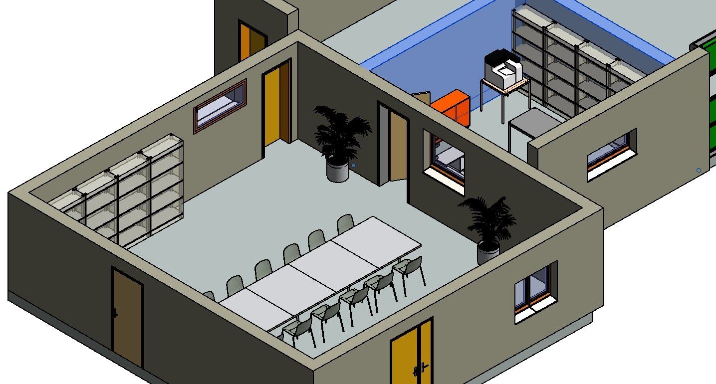 5 - VUE 3D REVIT NOUVEL AMENAGEMENT VUE 3D REVIT NOUVEL AMENAGEMENT