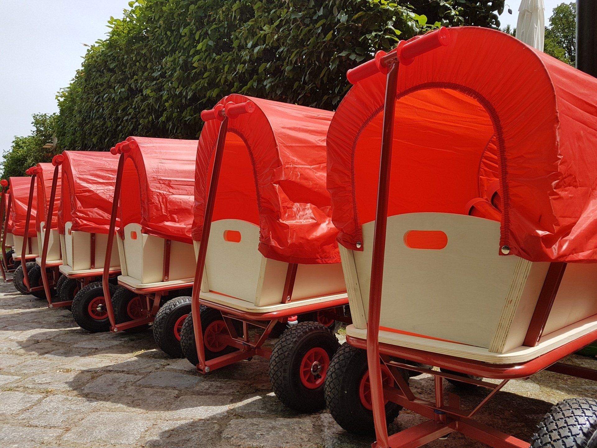 bollerwagenverleih, bollerwagen, wandern in der heide