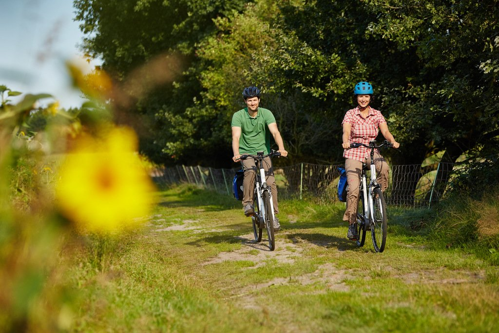 Radfahrer im Hümmling