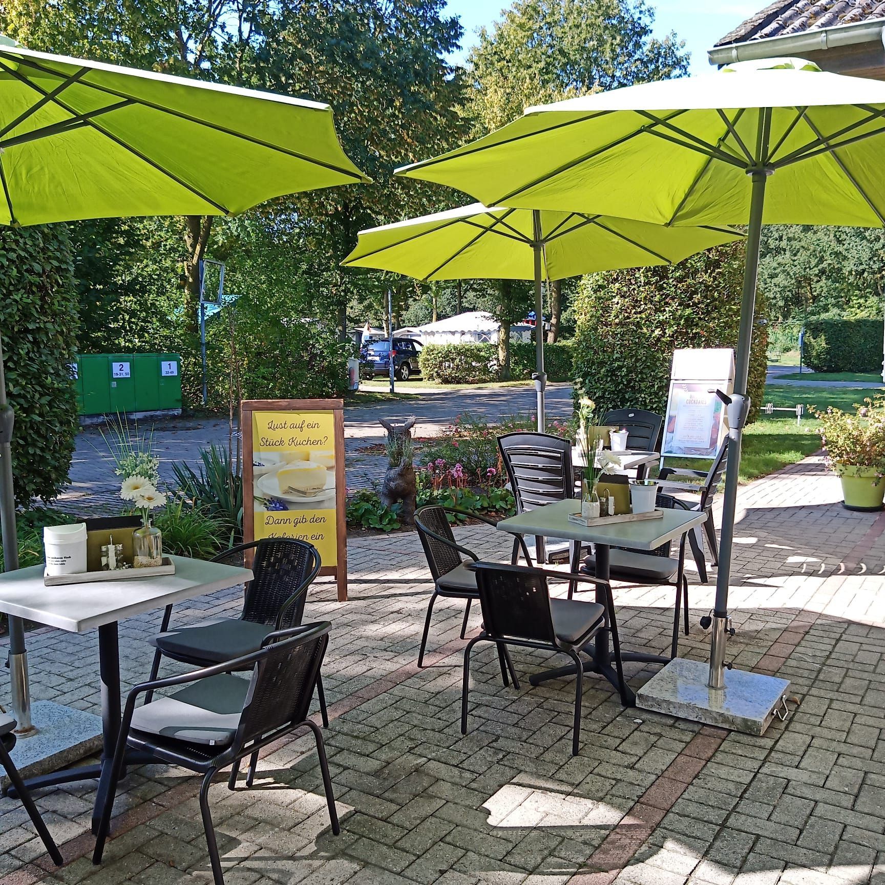Außenterrasse Camping Hümmlinger Land