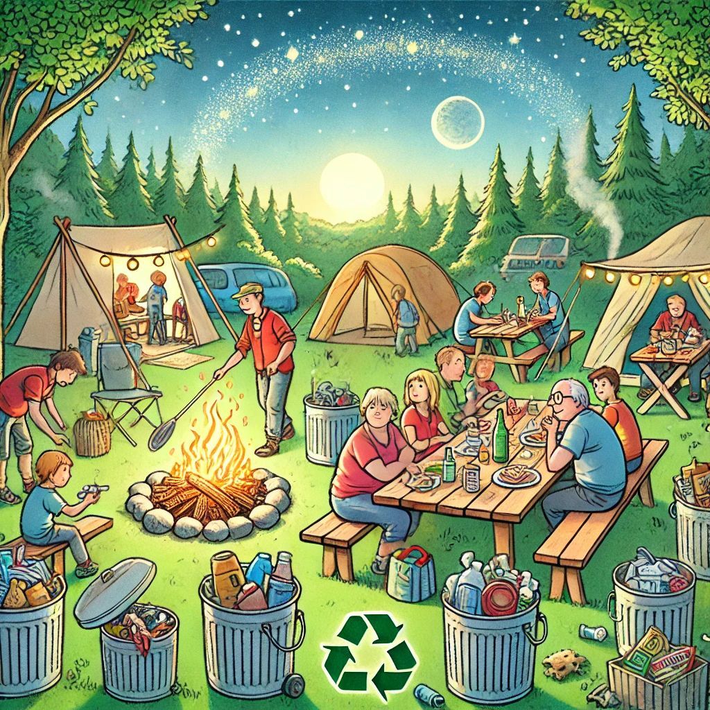 Etikette auf dem Campingplatz