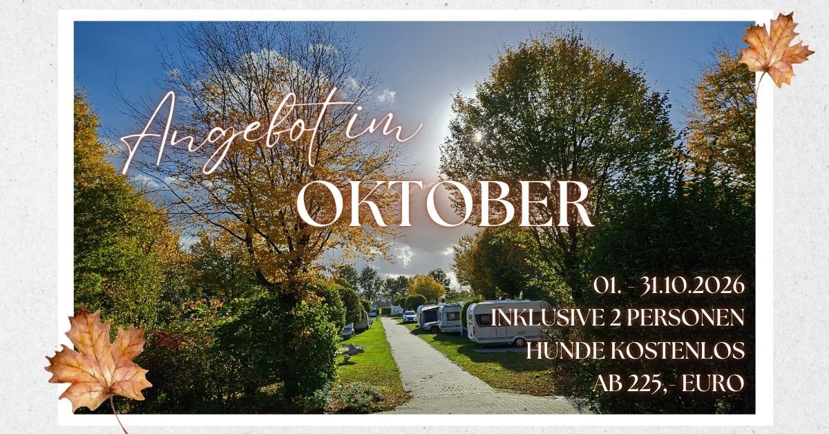 Oktober-Angebot Camping Hümmlinger Land