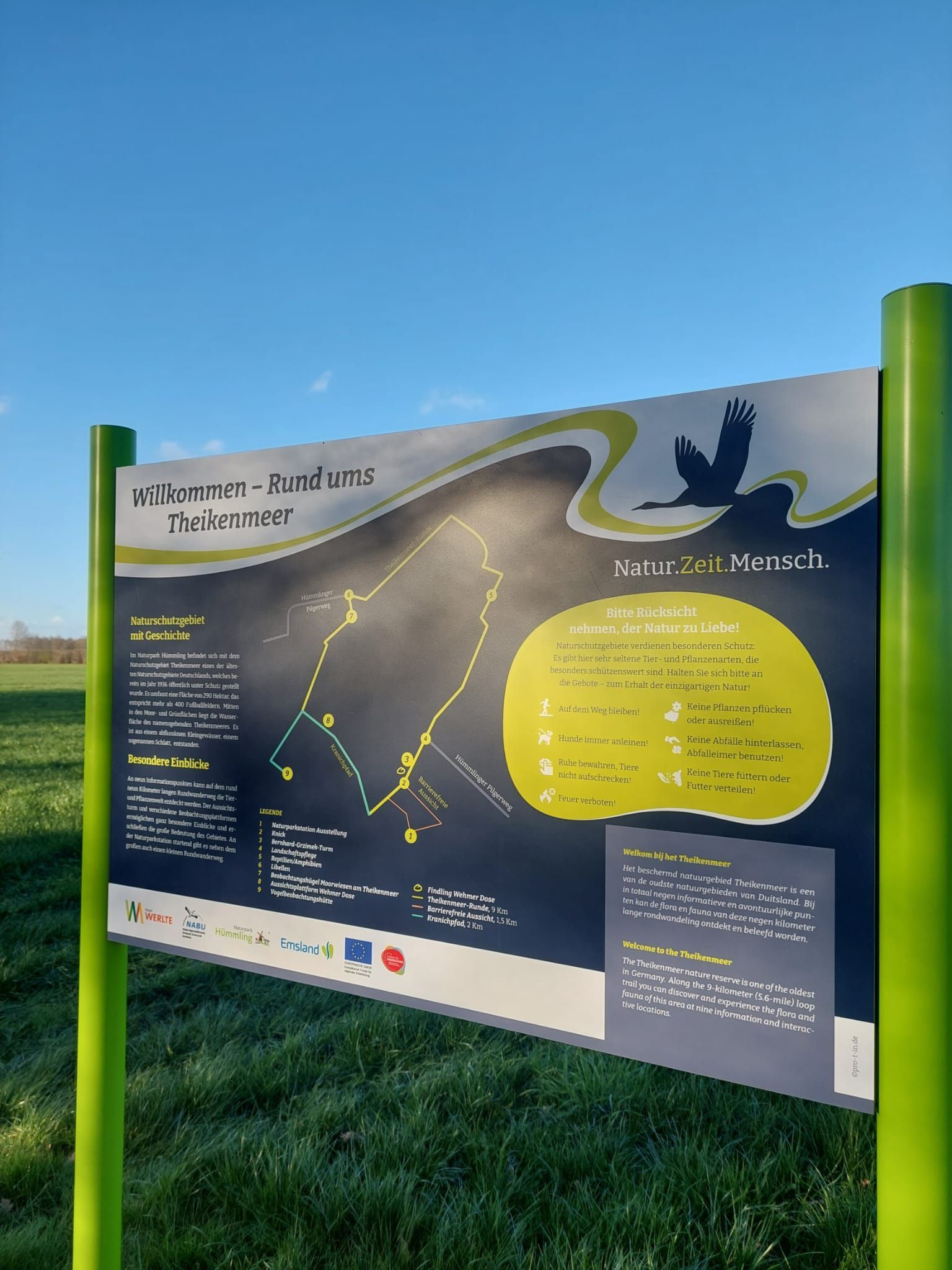 Theikenmeer-Runde Wanderweg