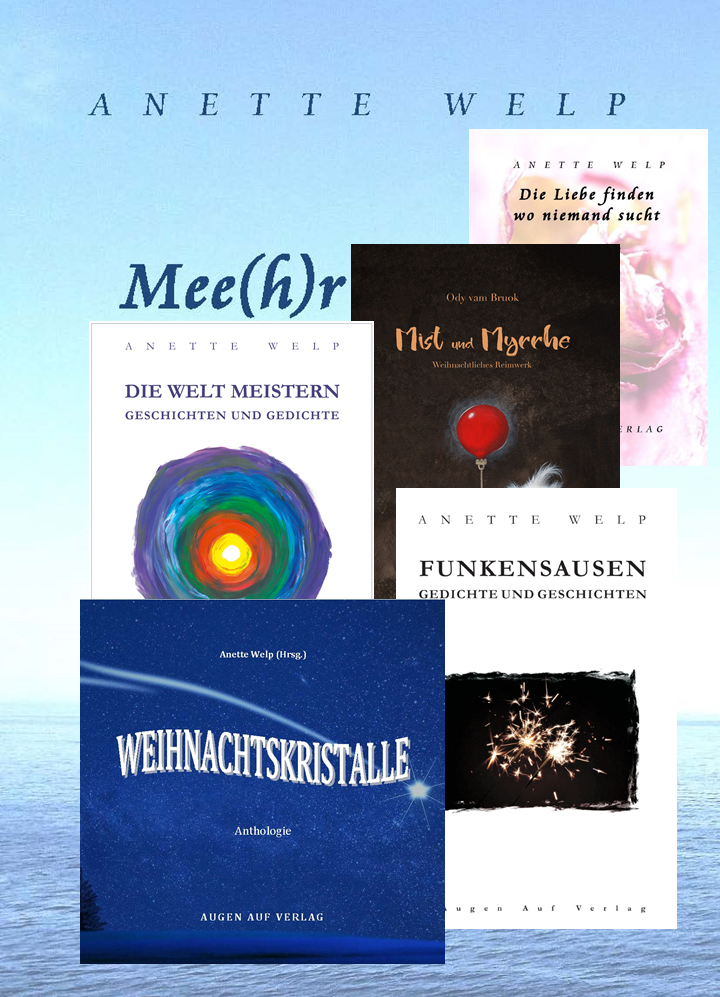 Anette Welp Collage Bücher Augen Auf Verlag