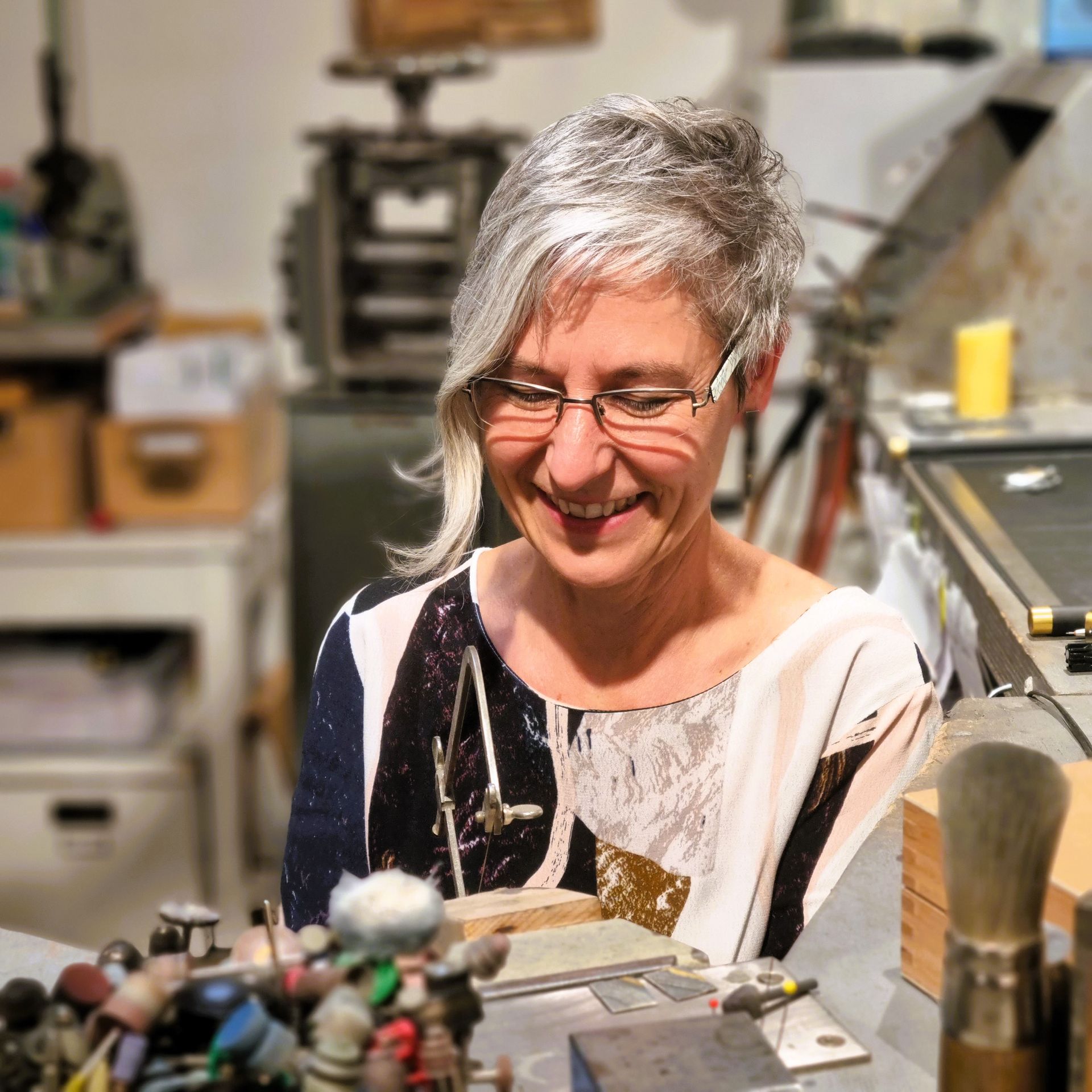 Die Goldschmiedin Martina Hoch von Hoch kreativ