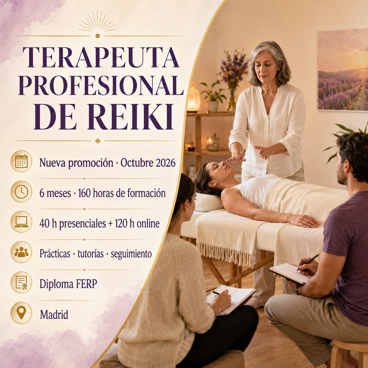 terapeuta de reiki