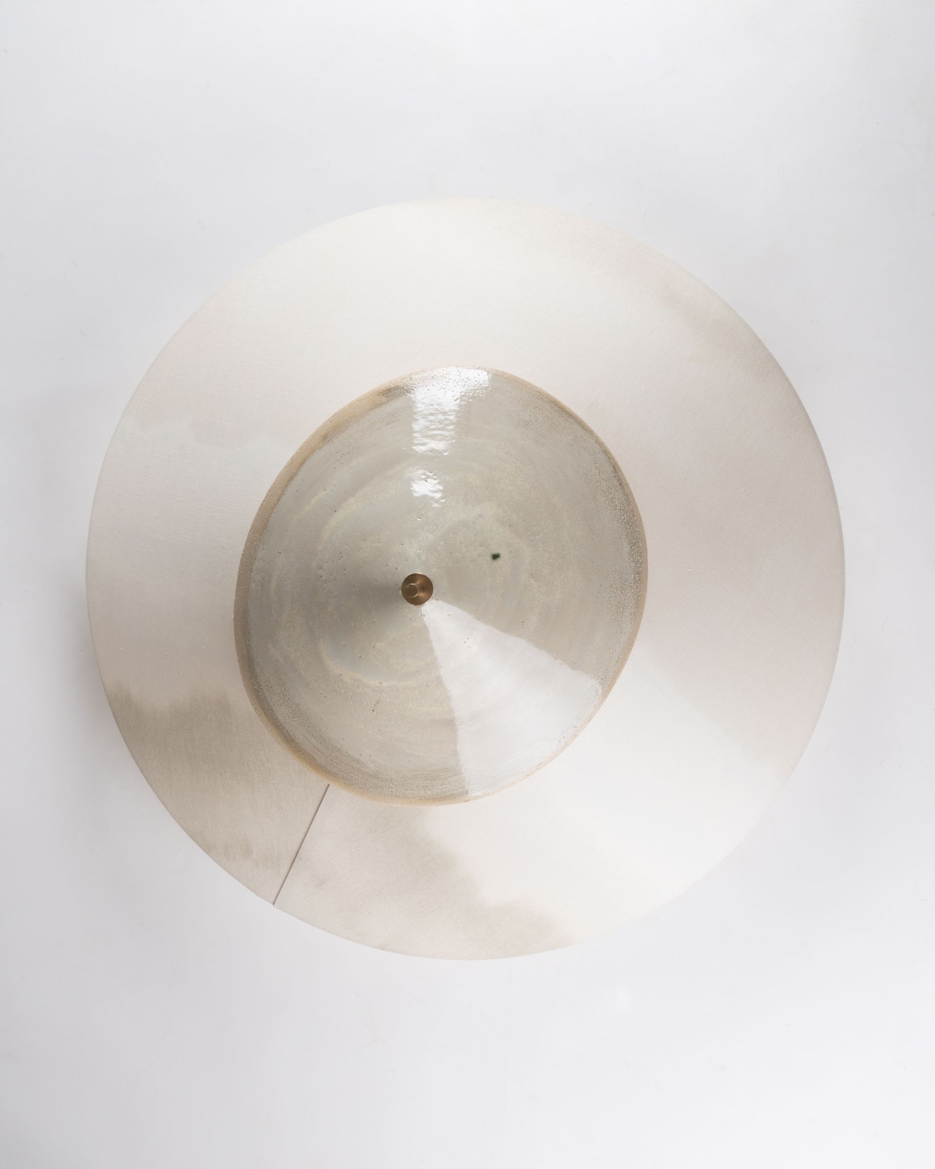 Elsa Foulon Studio Stratus pendant Schumacher fabric et ceramic