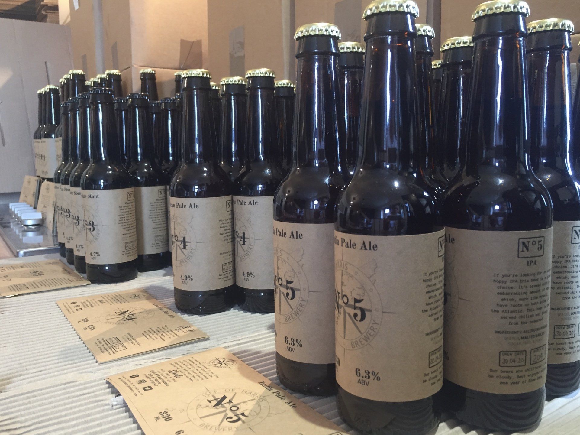 Small batch brewing from our tiny tin Brewshed in the Isle of Harris