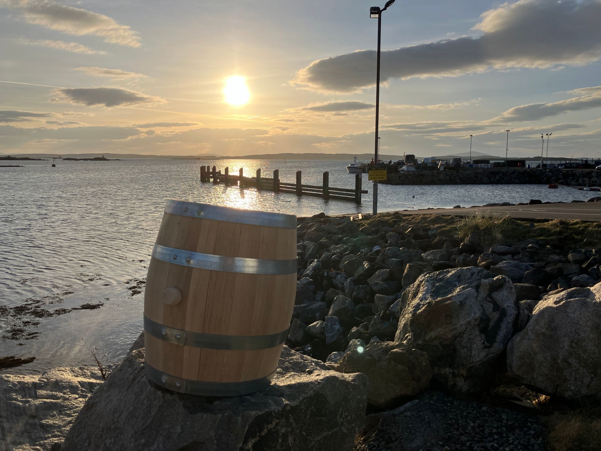 The Isle of Harris Brewery at the Pier in Leverburgh