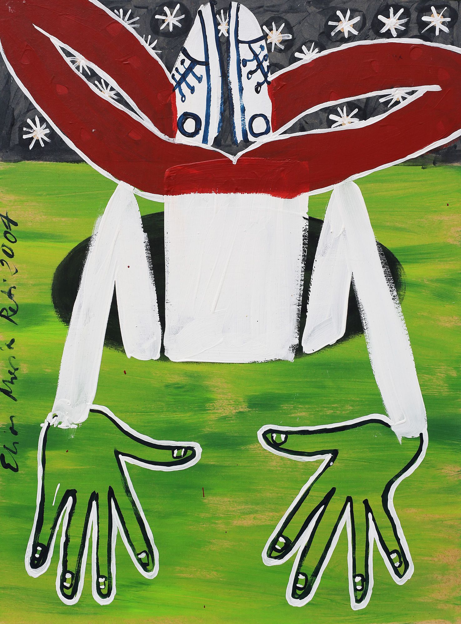 „Lochismus Nr. 6“, Elias Maria Reti, 2007. Akryl auf MDF (Holzfaserplatte). 55 cm. x 41 cm. Astroismus Oeuvre „Lochismus Nr. 6“, Elias Maria Reti, 2007. Akryl auf MDF (Holzfaserplatte). 55 cm. x 41 cm. Astroismus Oeuvre