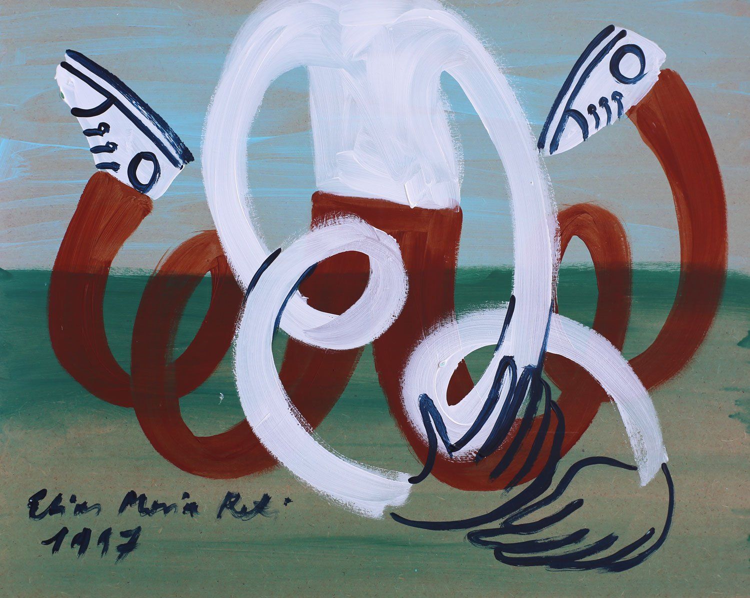 „Hydration 26“, Elias Maria Reti, 1997. Gemälde, Acryl auf Holz. 40 cm. x 50 cm. Originalismus Oeuvre. „Hydration 26“, Elias Maria Reti, 1997. Gemälde, Acryl auf Holz. 40 cm. x 50 cm. Originalismus Oeuvre.