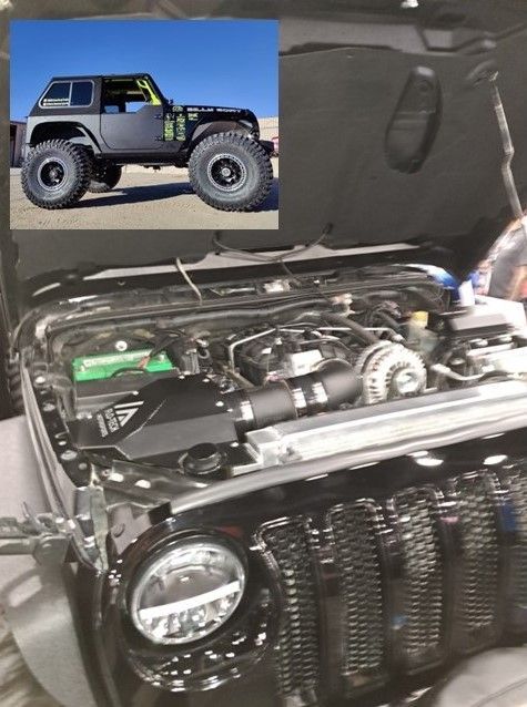 LS3 engine in Jeep