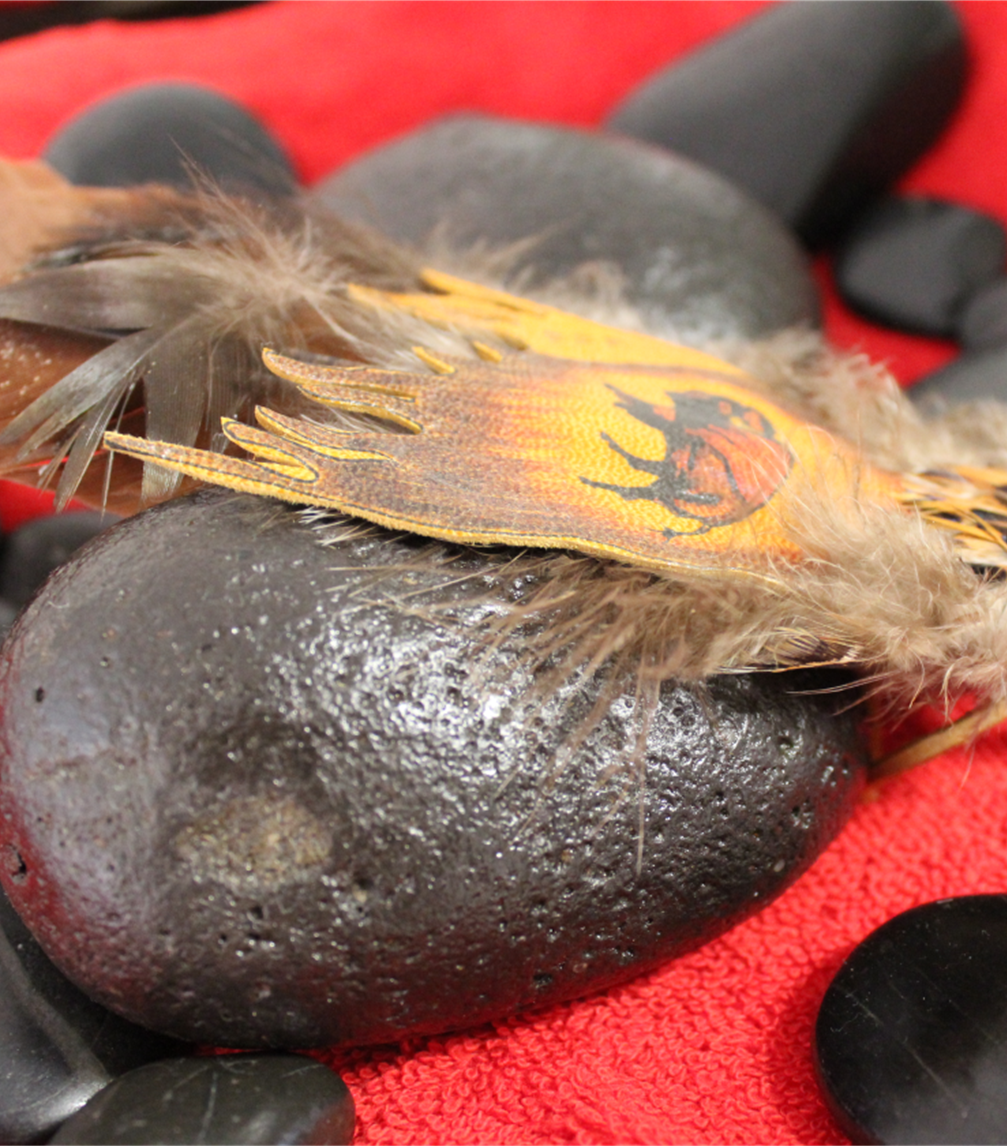 Heiße Steine warmes Öl Hot Stone Massage