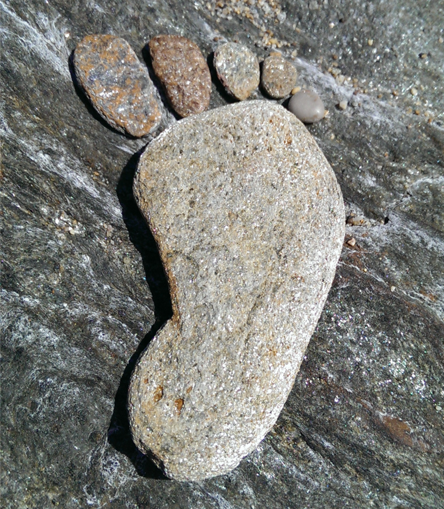 anregend und ausleitend meridiane Fussmassage