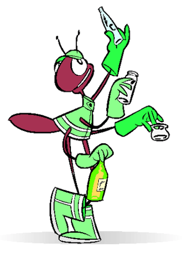 Fracción vidrio recogido por Ecovidrio