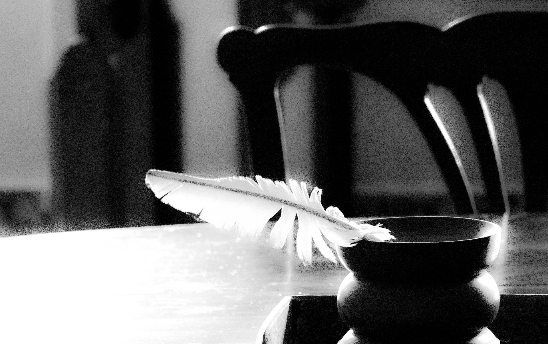 Im Arbeitszimmer Goethes in seinem Weimarer Wohnhaus. Fotokünstlerin Nicole Simon