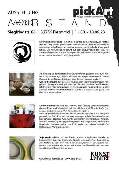 Abstand Flyer Abstand Flyer