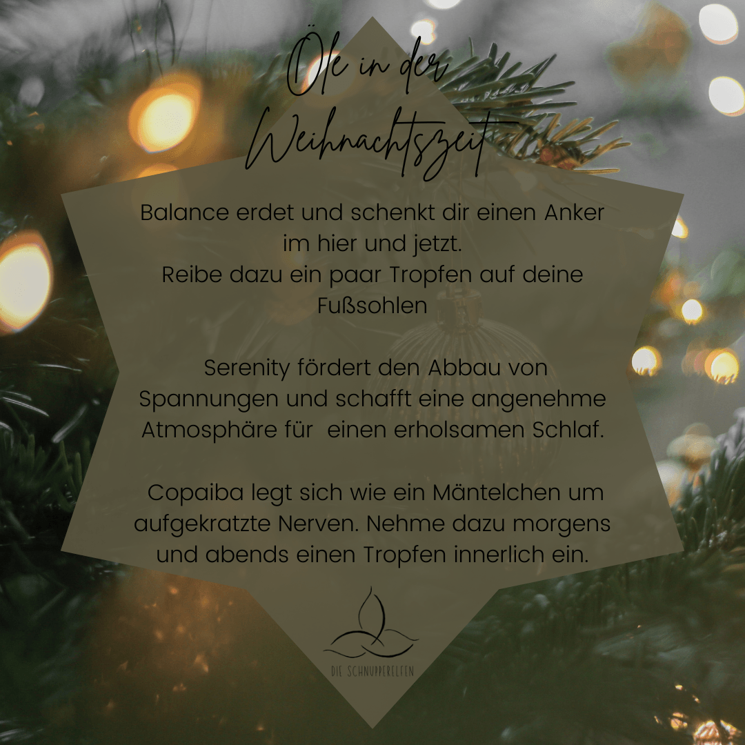 ätherische Öle Carolin Singer Weihnachten mit doterra