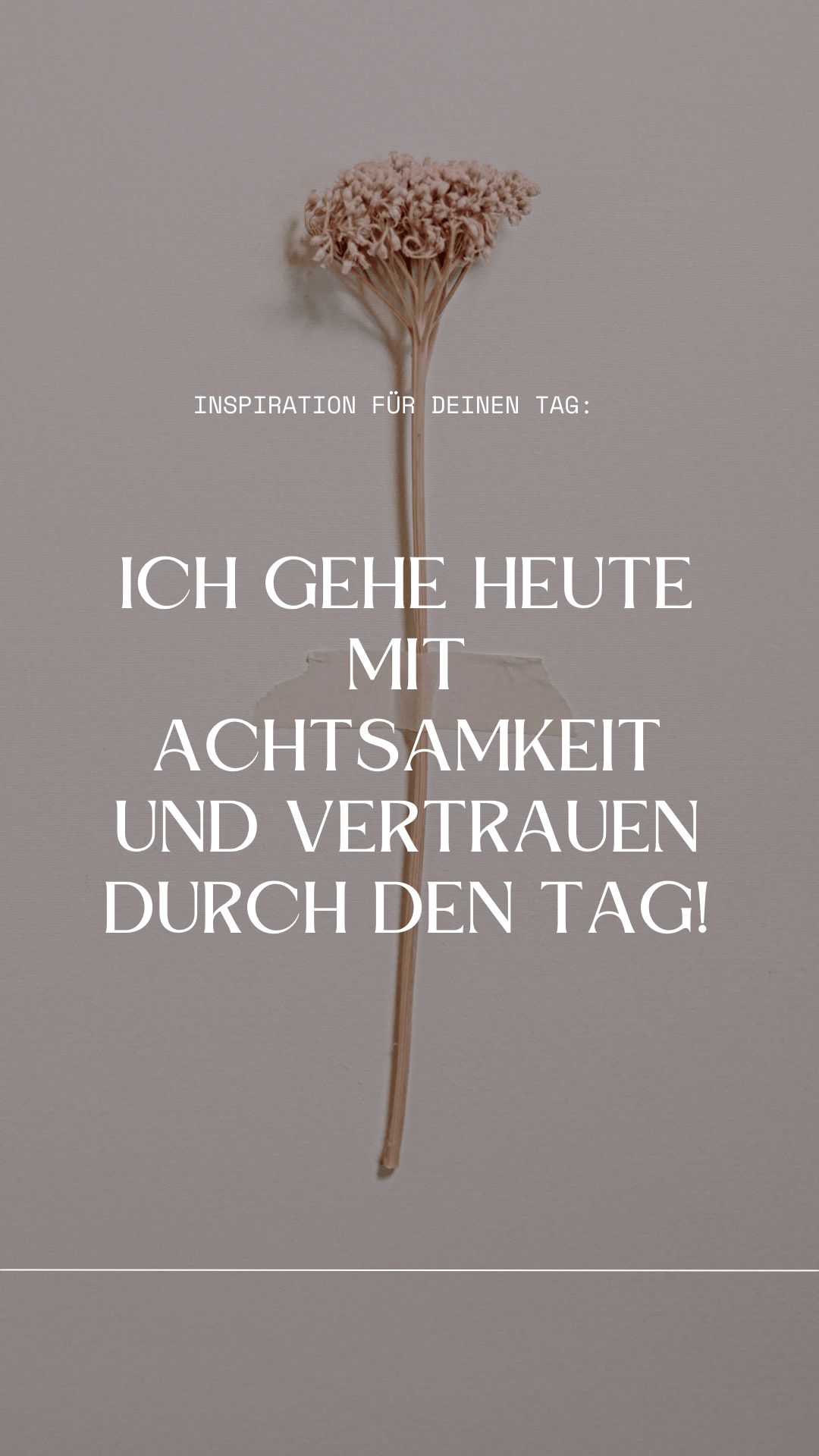 Achtsamkeit Inspiration für deinen Tag