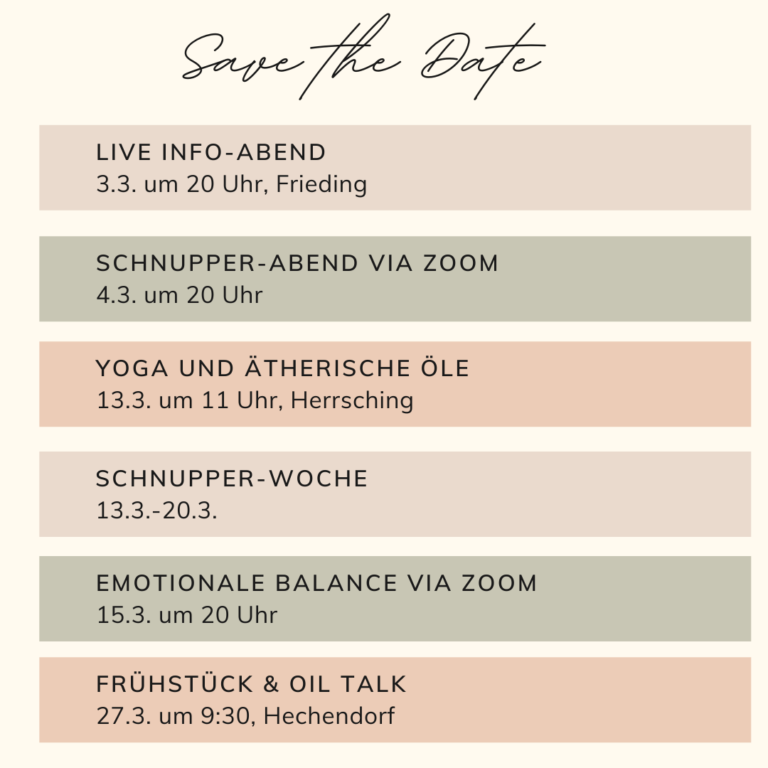 Doterra Termine Herrsching Termine im März