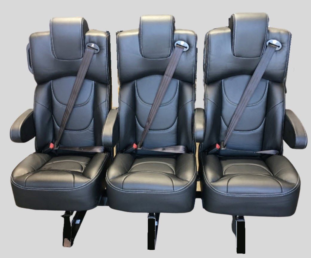 3 Point Integrated Seat Belts