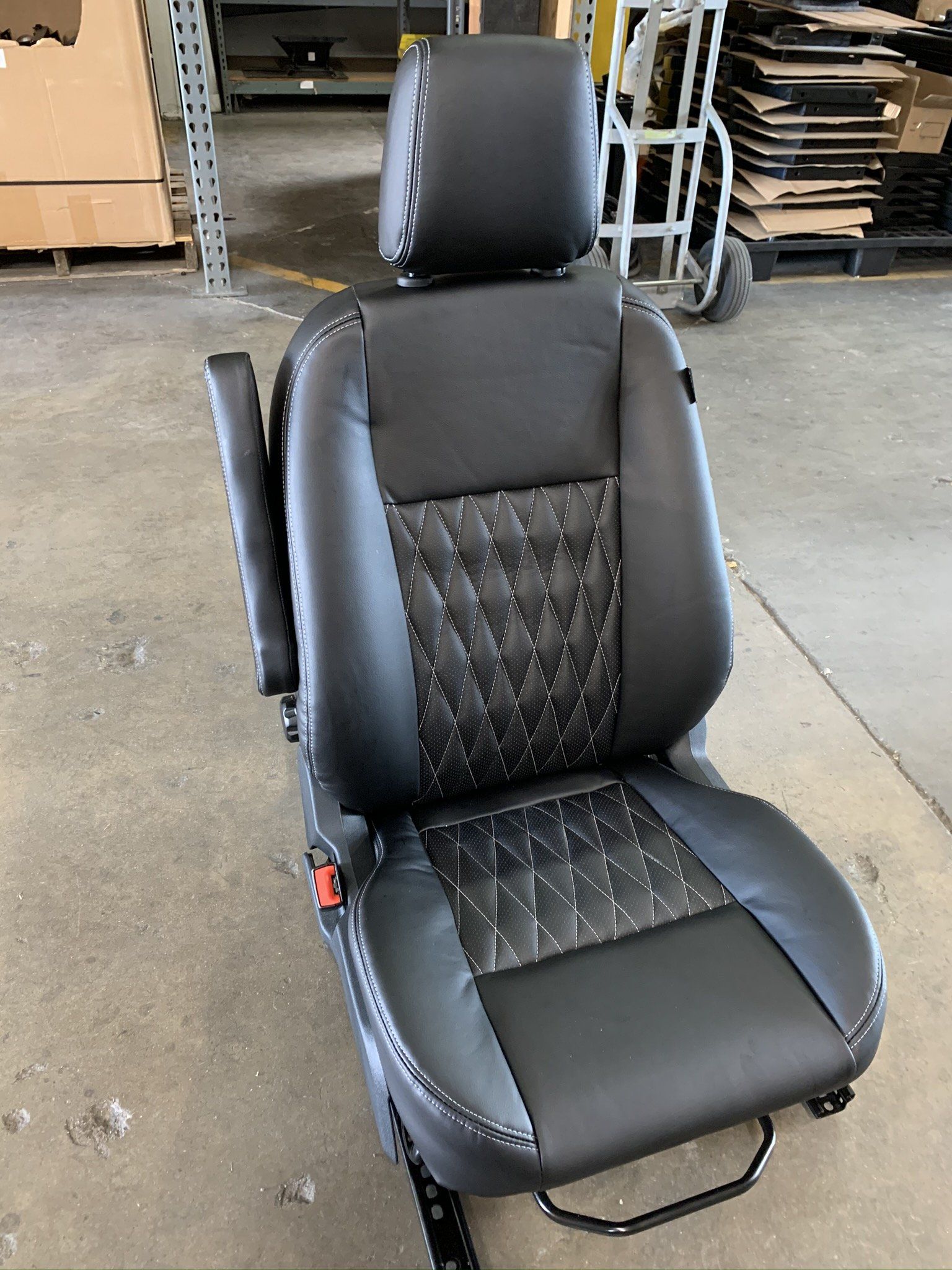 Transit Front Seat Cover - Black Diamond