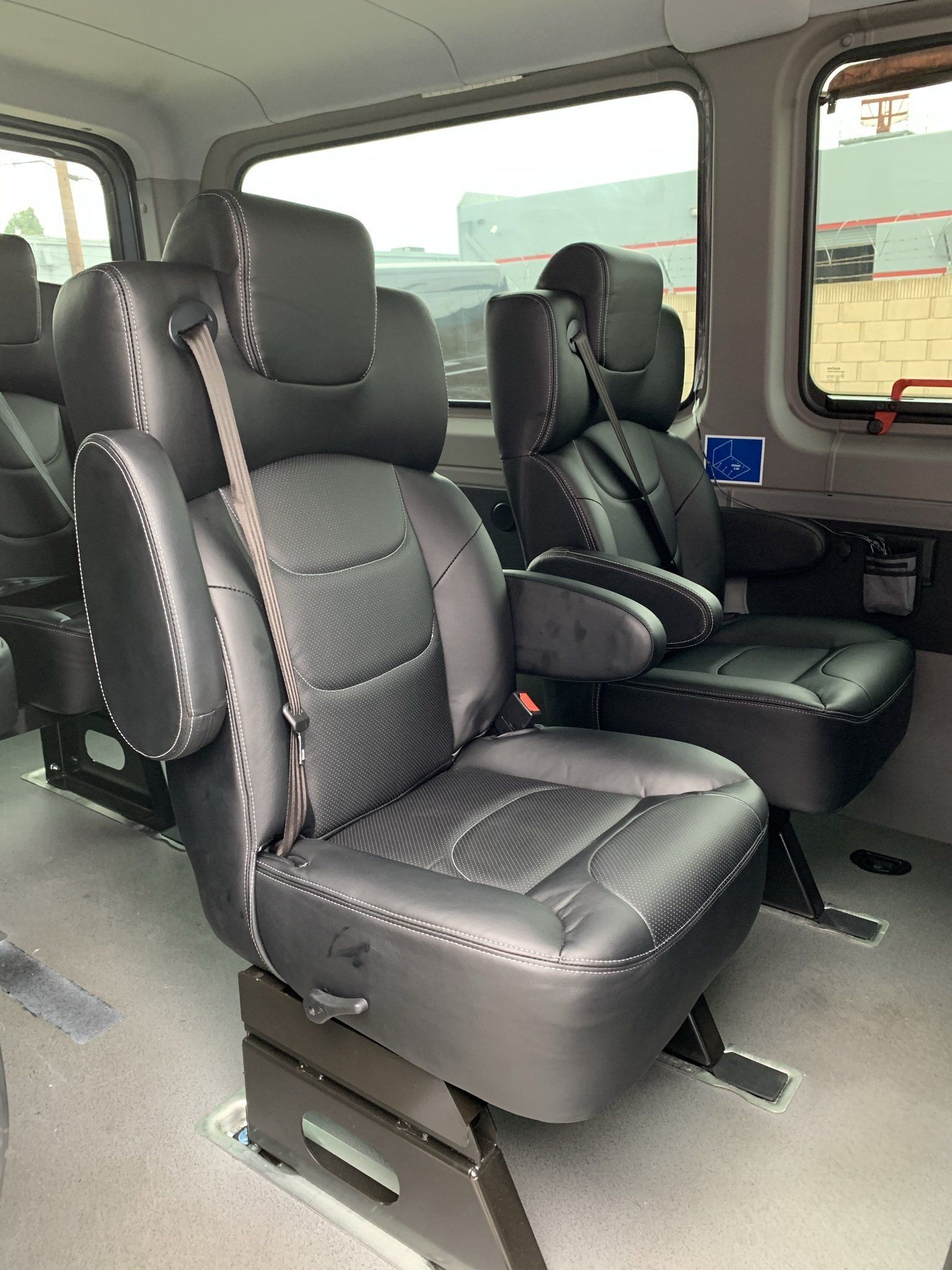 3 Point Integrated Seat Belts