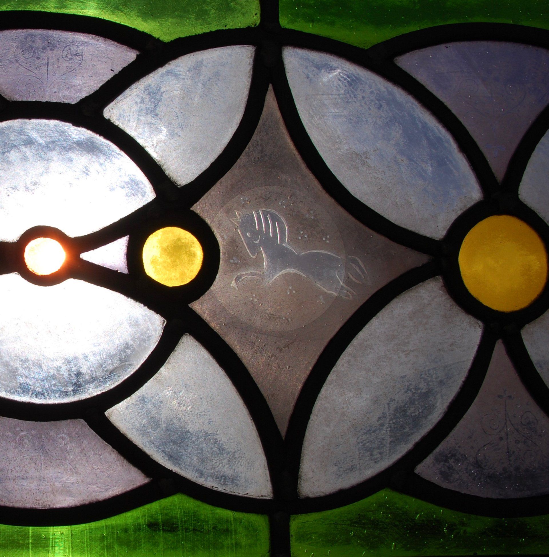 Architectural glass art stained glass Oksana Kondratyeva Wells