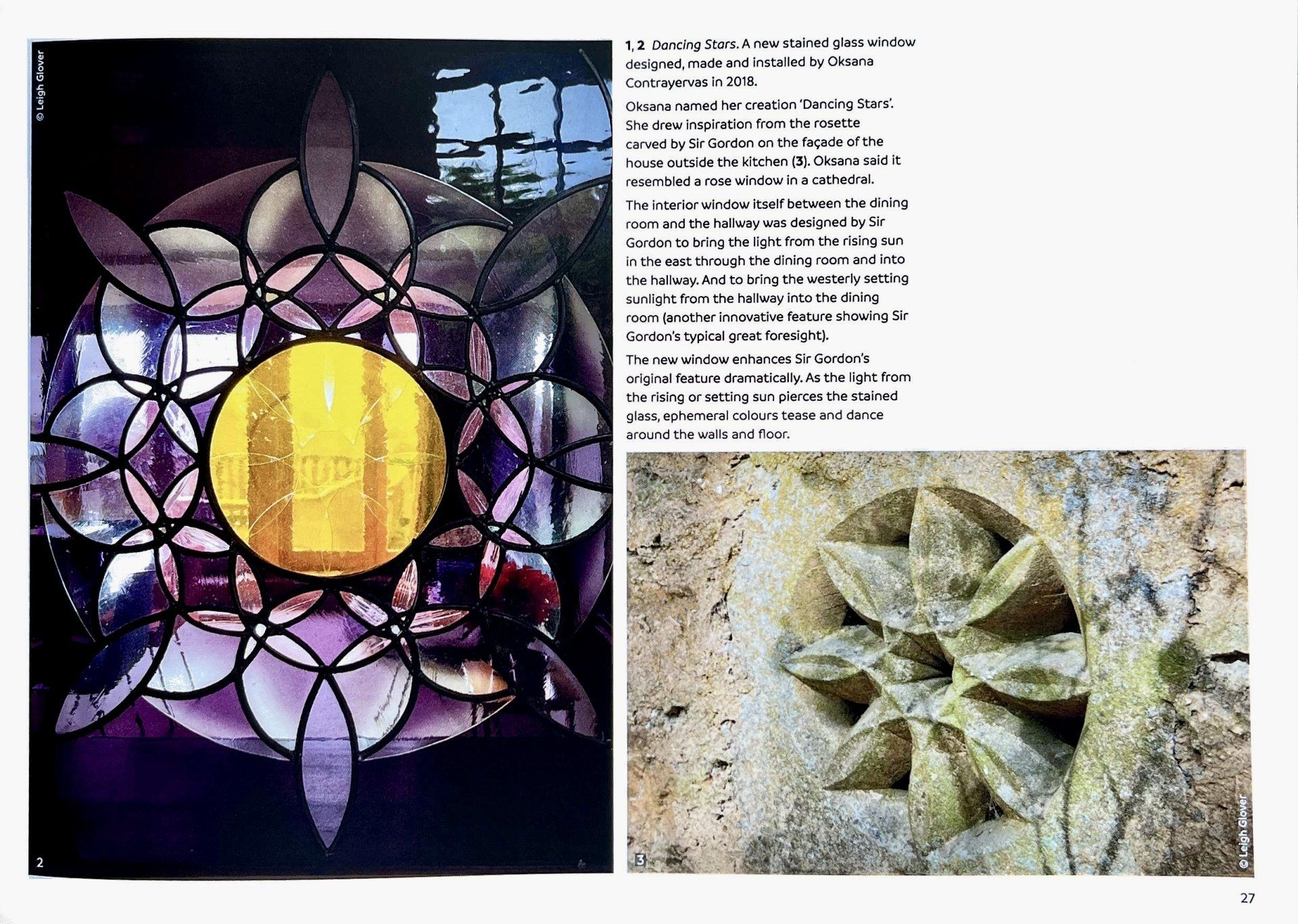 Stained glass Oksana Kondratyeva Kingcombe