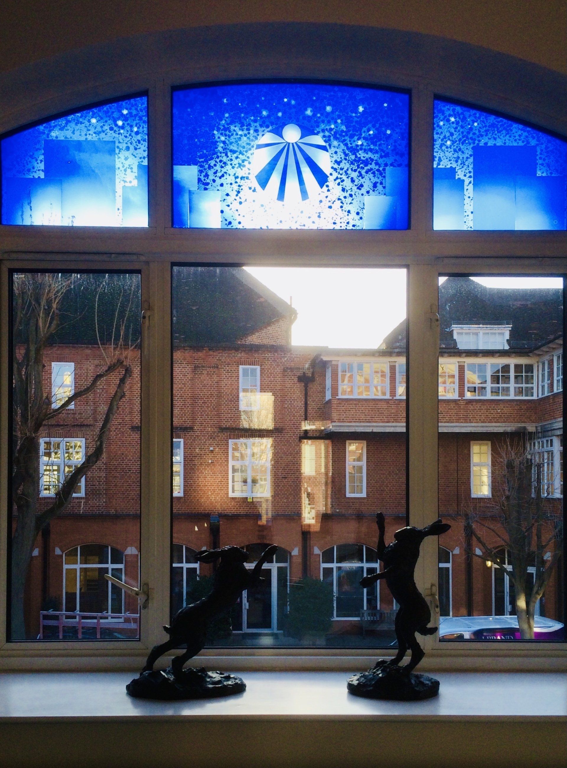 Architectural glass art stained glass Oksana Kondratyeva London