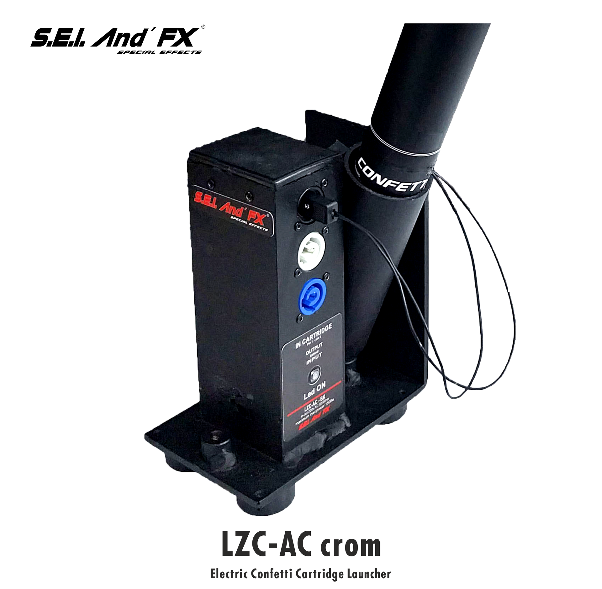 LZC-AC crom
Electric Confetti Cartridge Launcher