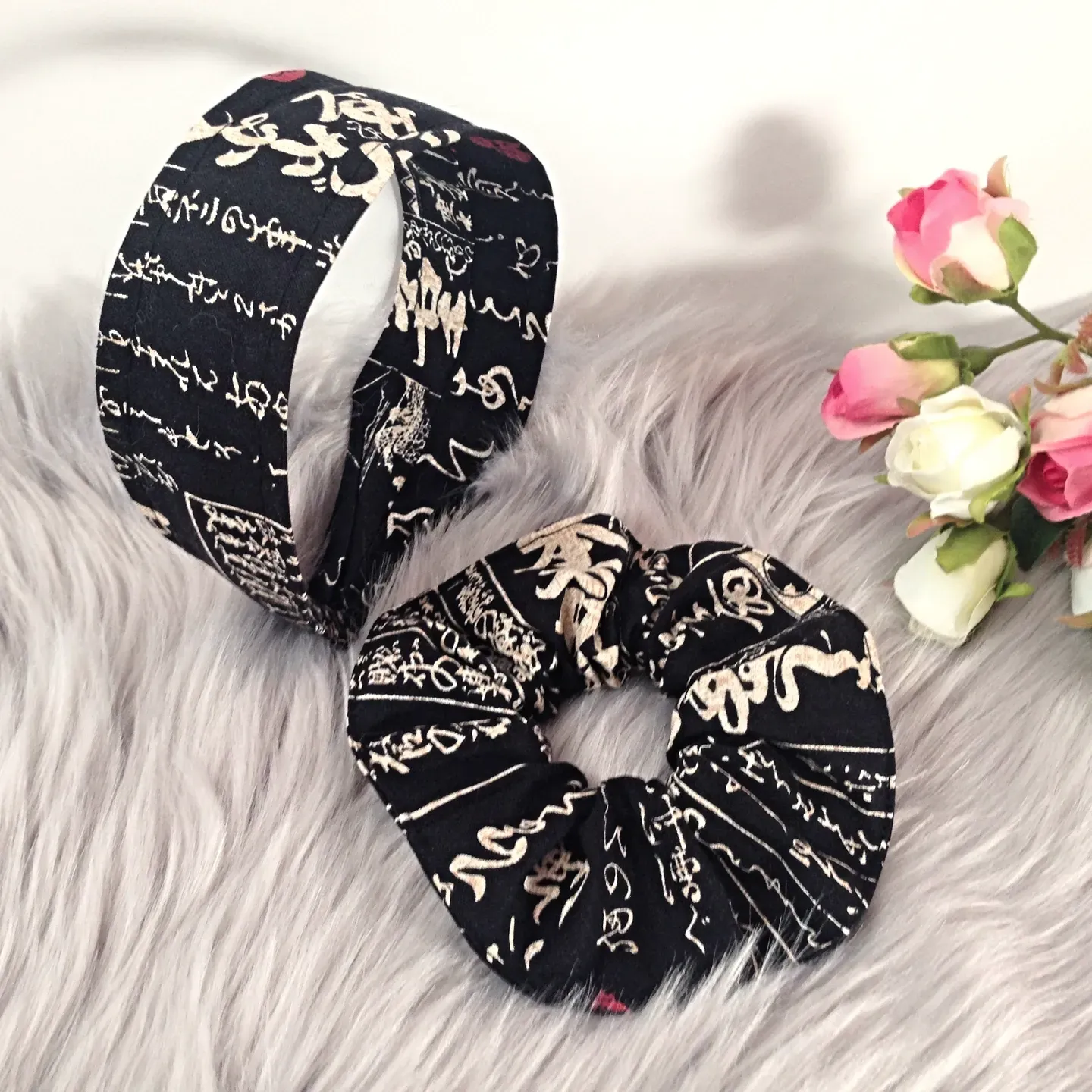 haarreif scrunchie individueller haarschmuck