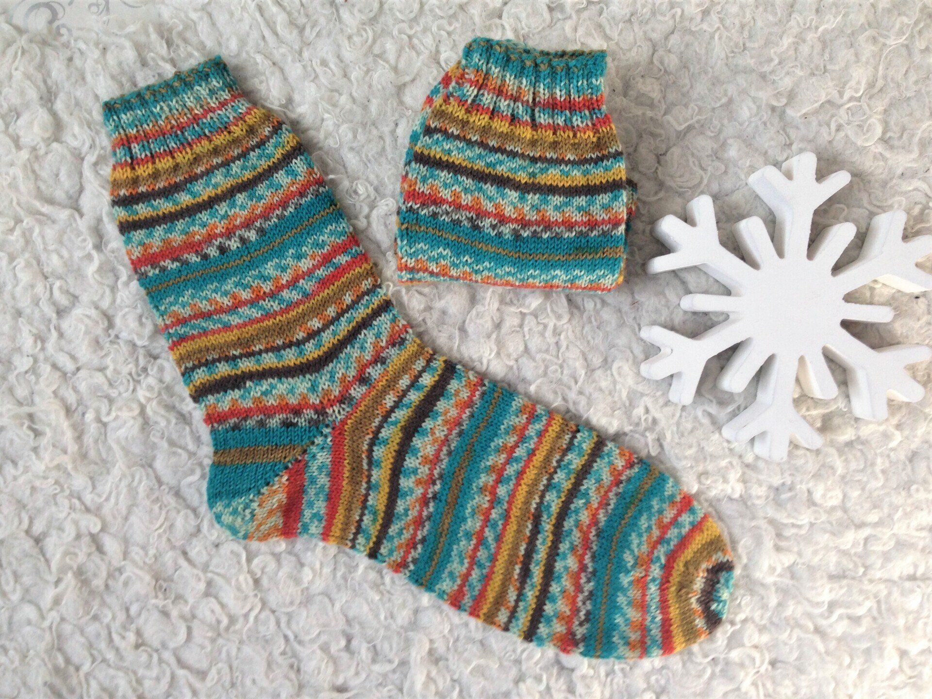 norwegersocken selbstgestrickte socken stricksocken kuschelsocken
