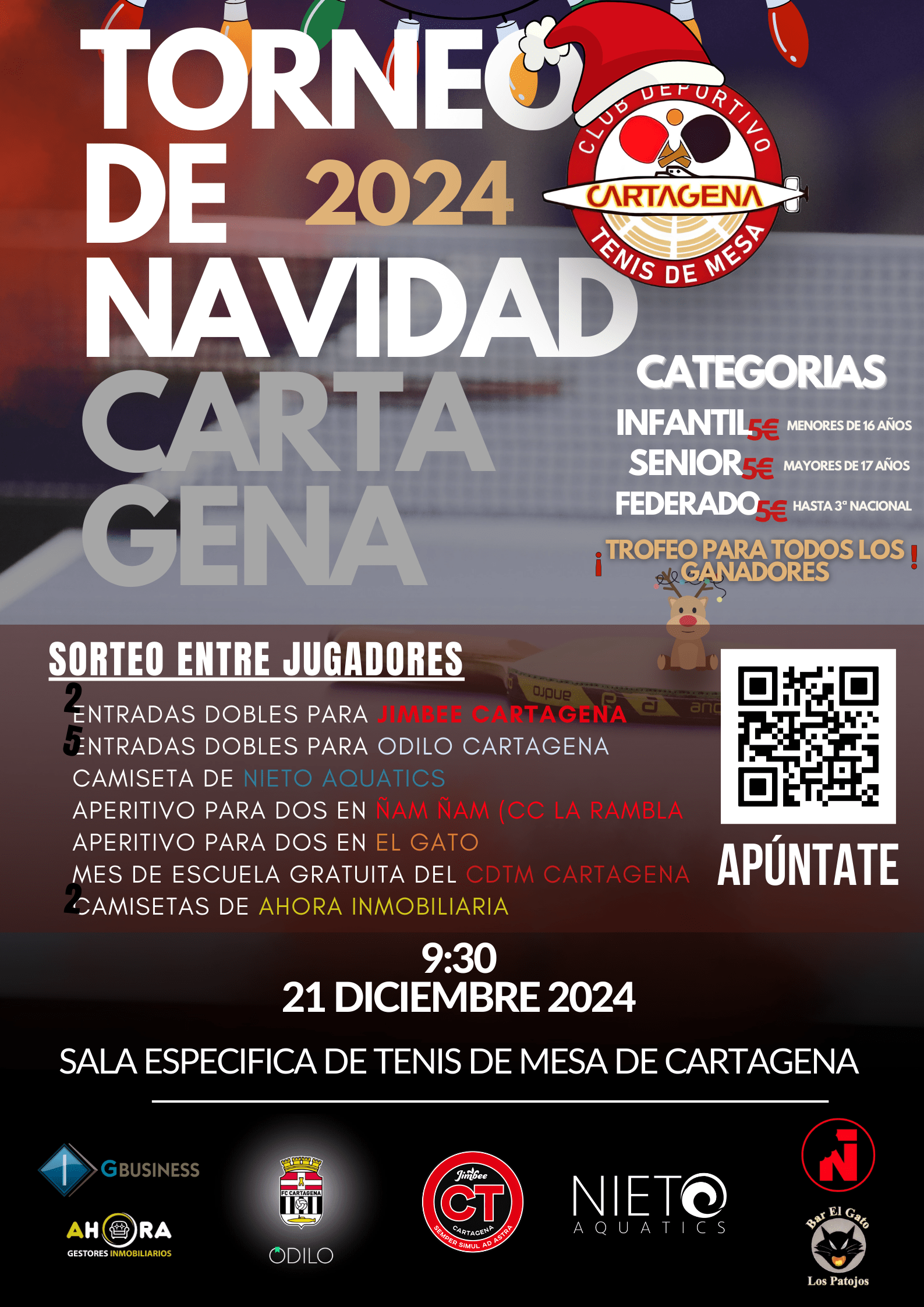 Cartel del Torneo de Navidad 2024