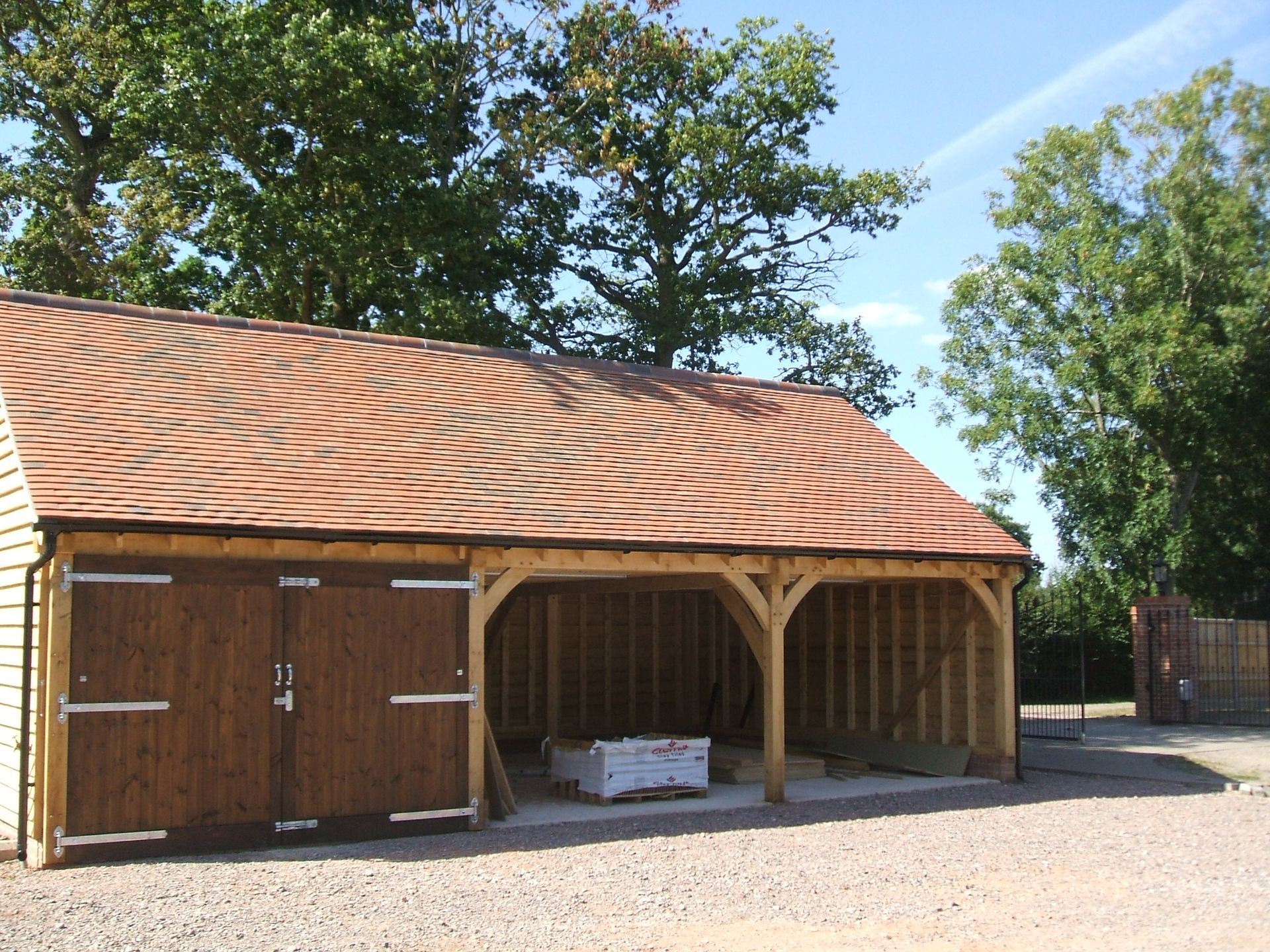 3 Bay Oak Framed Garage