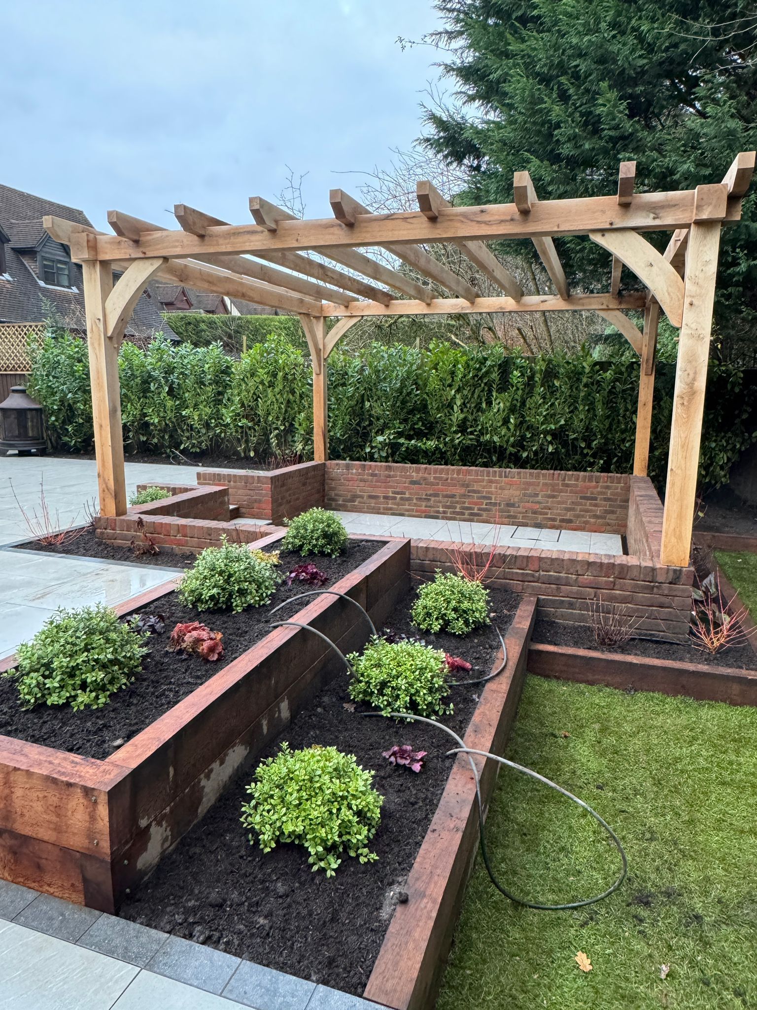 Oak Framed Pergola