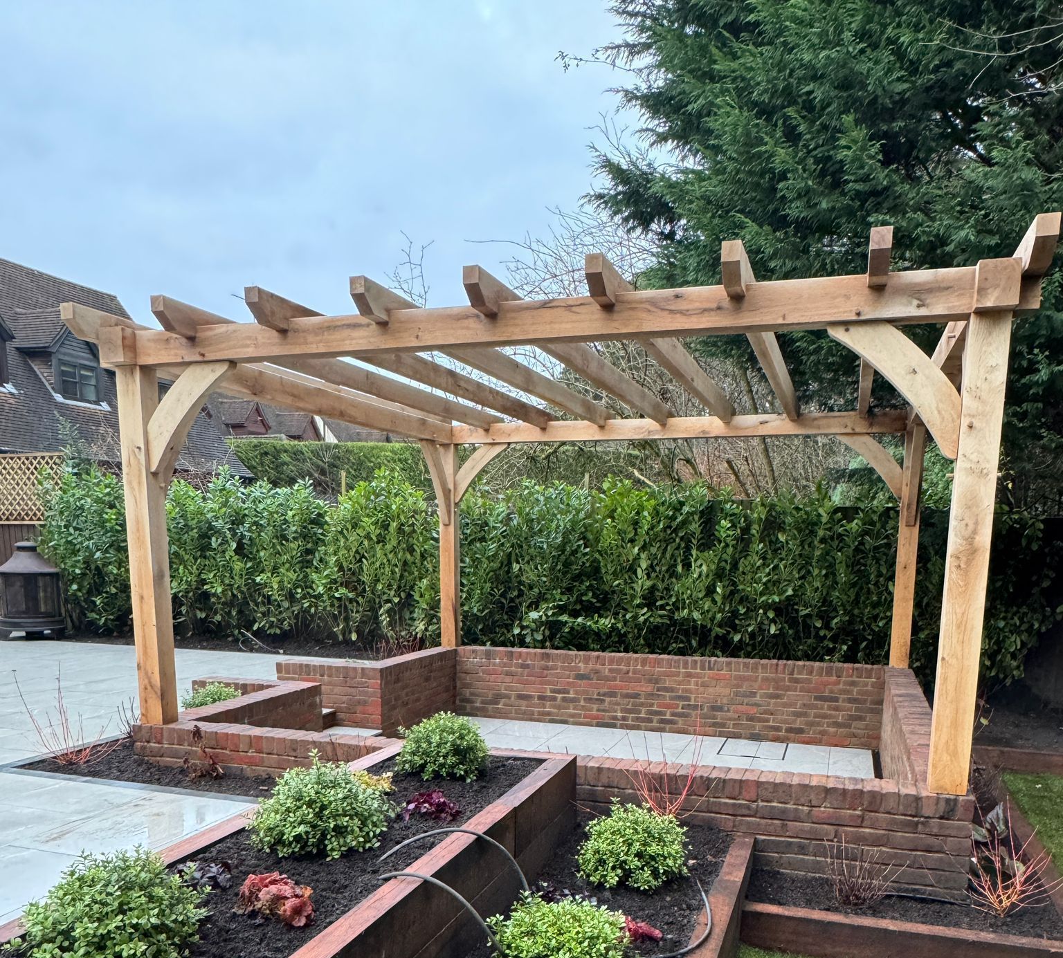 Oak Framed Pergola