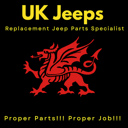 UK Jeeps replacement Jeep parts specialist logo
