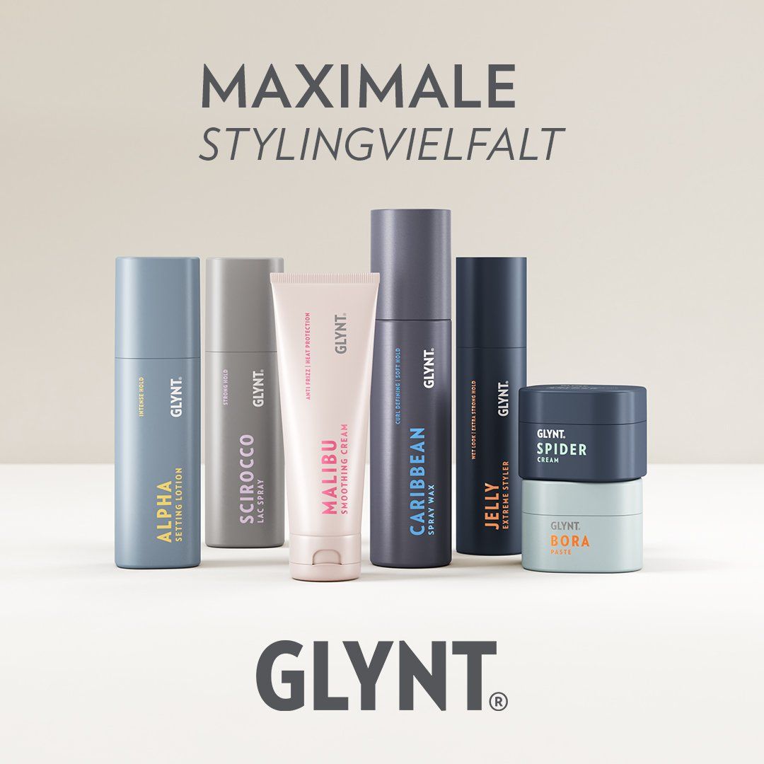 GLYNT Shampoo und Styling-Produkte im Haarstudio Weiß