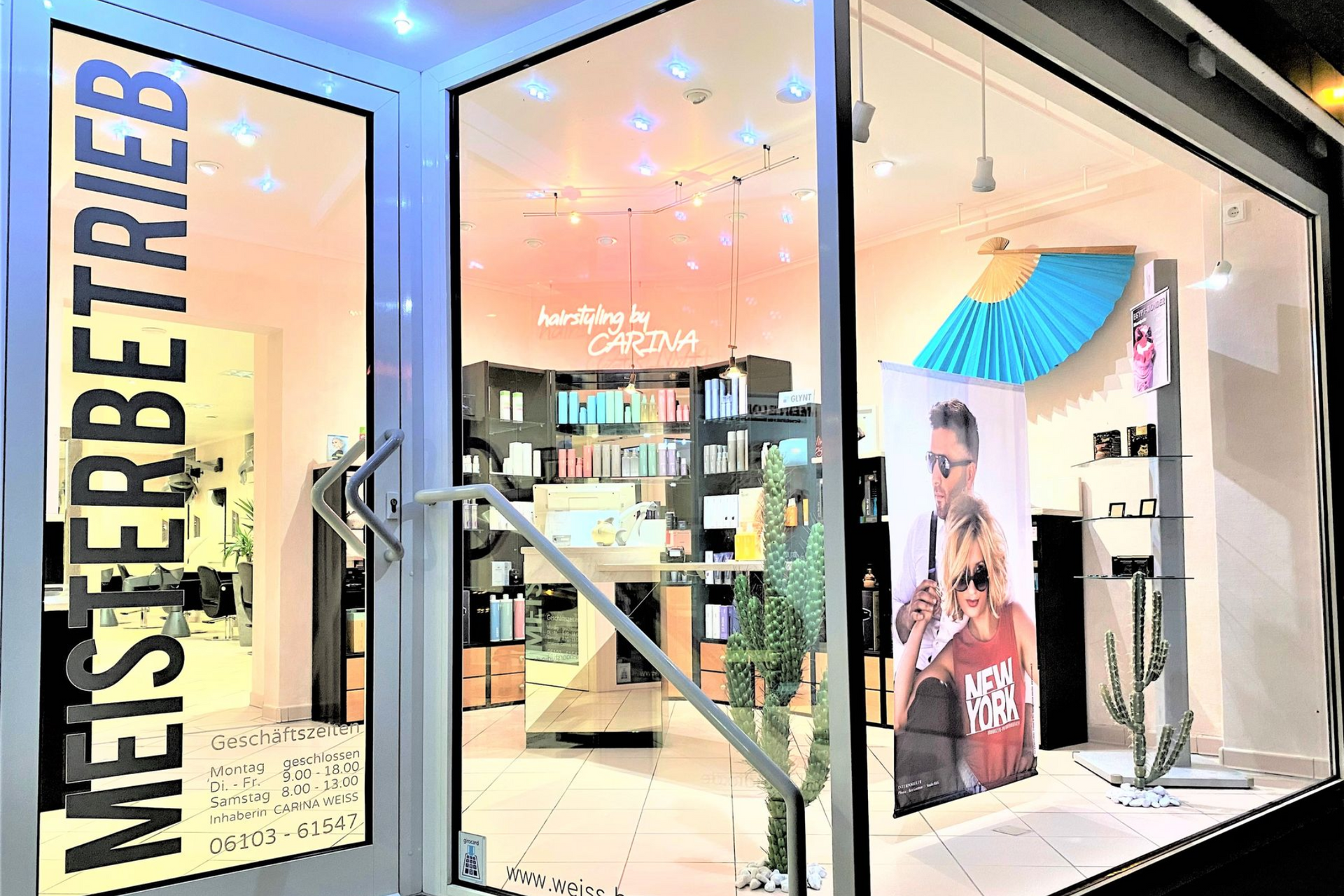 Außenansicht vom Haarstudio Weiß Friseur-Meisterbetrieb in Dreieich-Sprendlingen