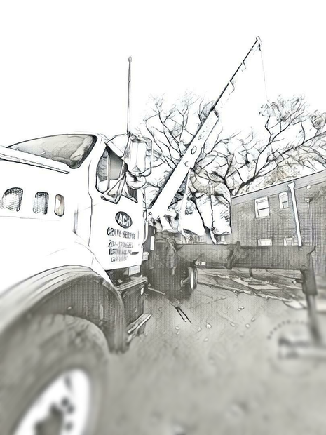 ach Crane Service Truck