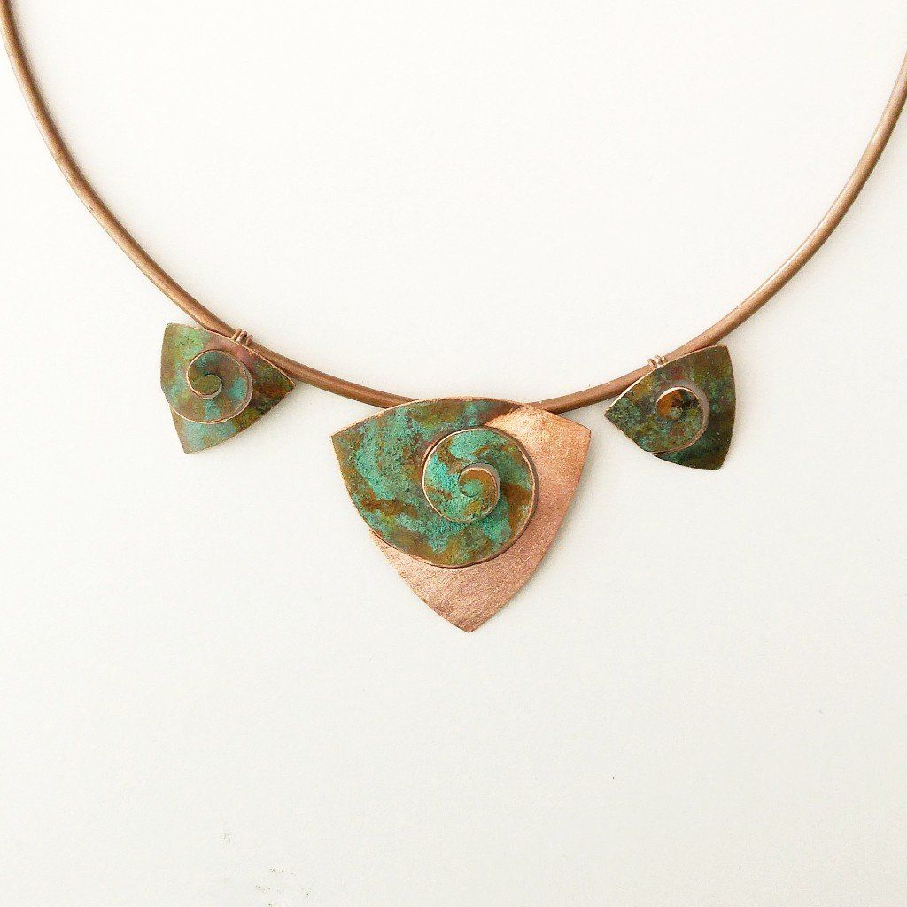 Clases de joyería: collar de cobre y oxidaciones