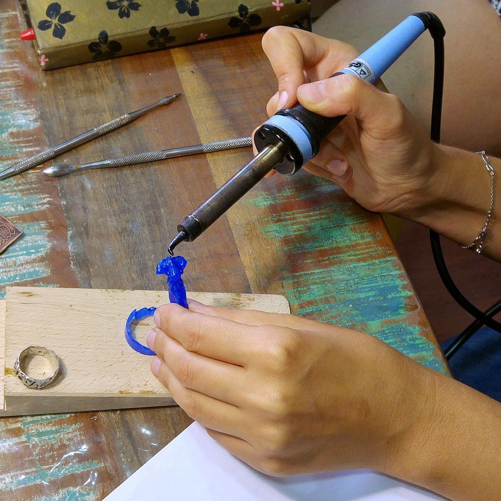 Clases de joyería: técnica de Cera Perdida