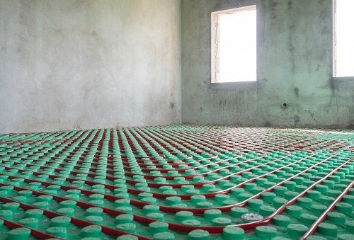 marmo e riscaldamento a pavimento