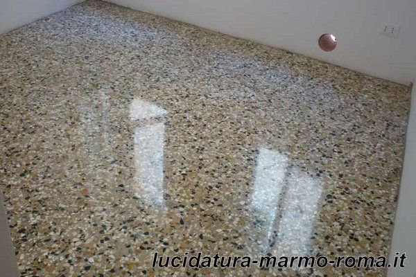 lucidatura levigatura arrotatura graniglia Fiano Romano