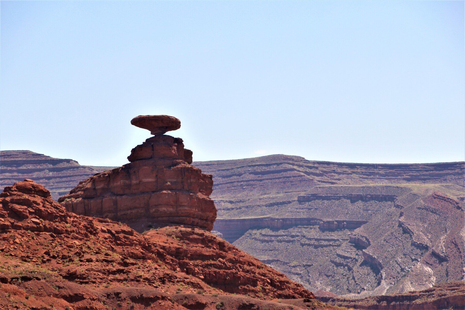Foto des Mexican Hat im Bears Ears National Monument
