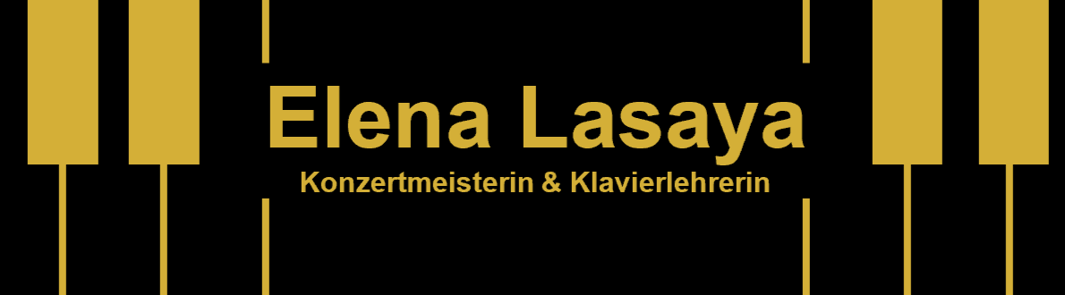 Alena Lasaya Klavierunterricht