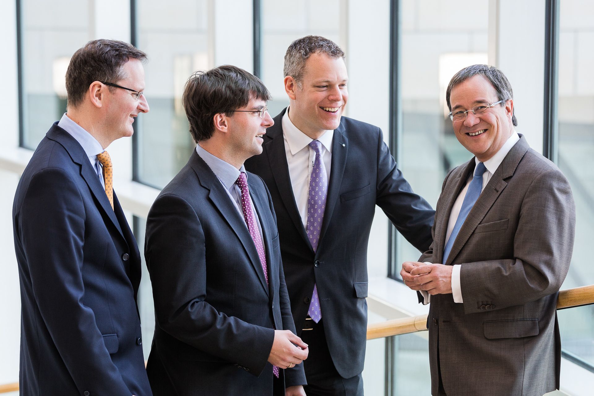 Media-Porträt: Dr. Stefan Berger, Dr. Marcus Optendrenk, Dr. Andreas Coenen und Armin Laschet