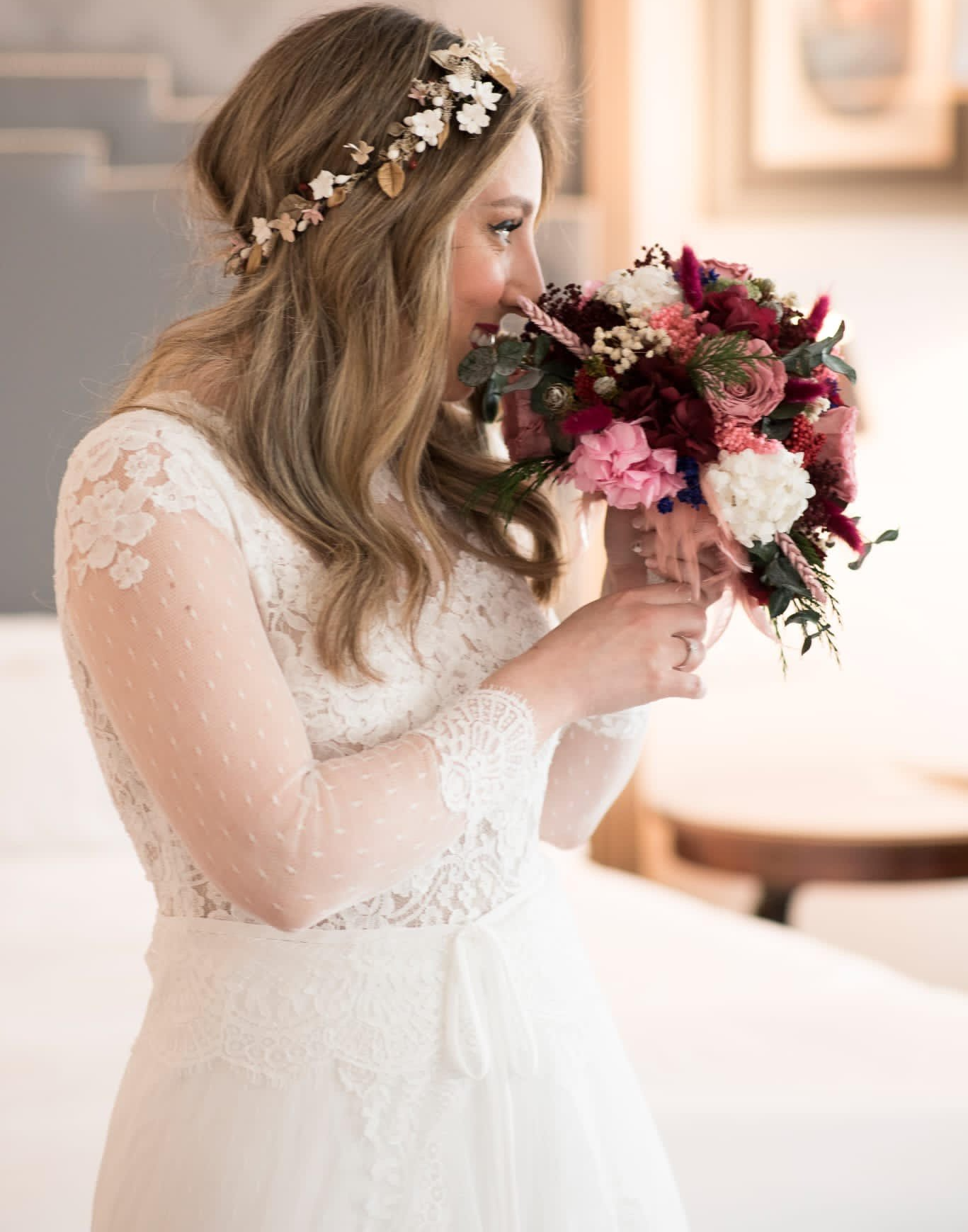 coronas originales para novia en madrid